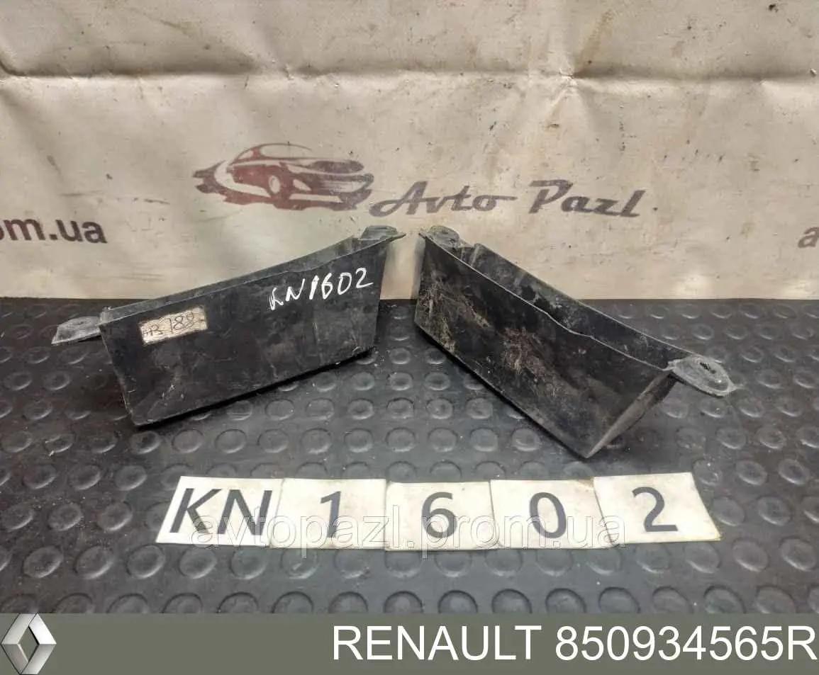 850934565R Renault (RVI) soporte de absorbente parachoques trasero izquierdo