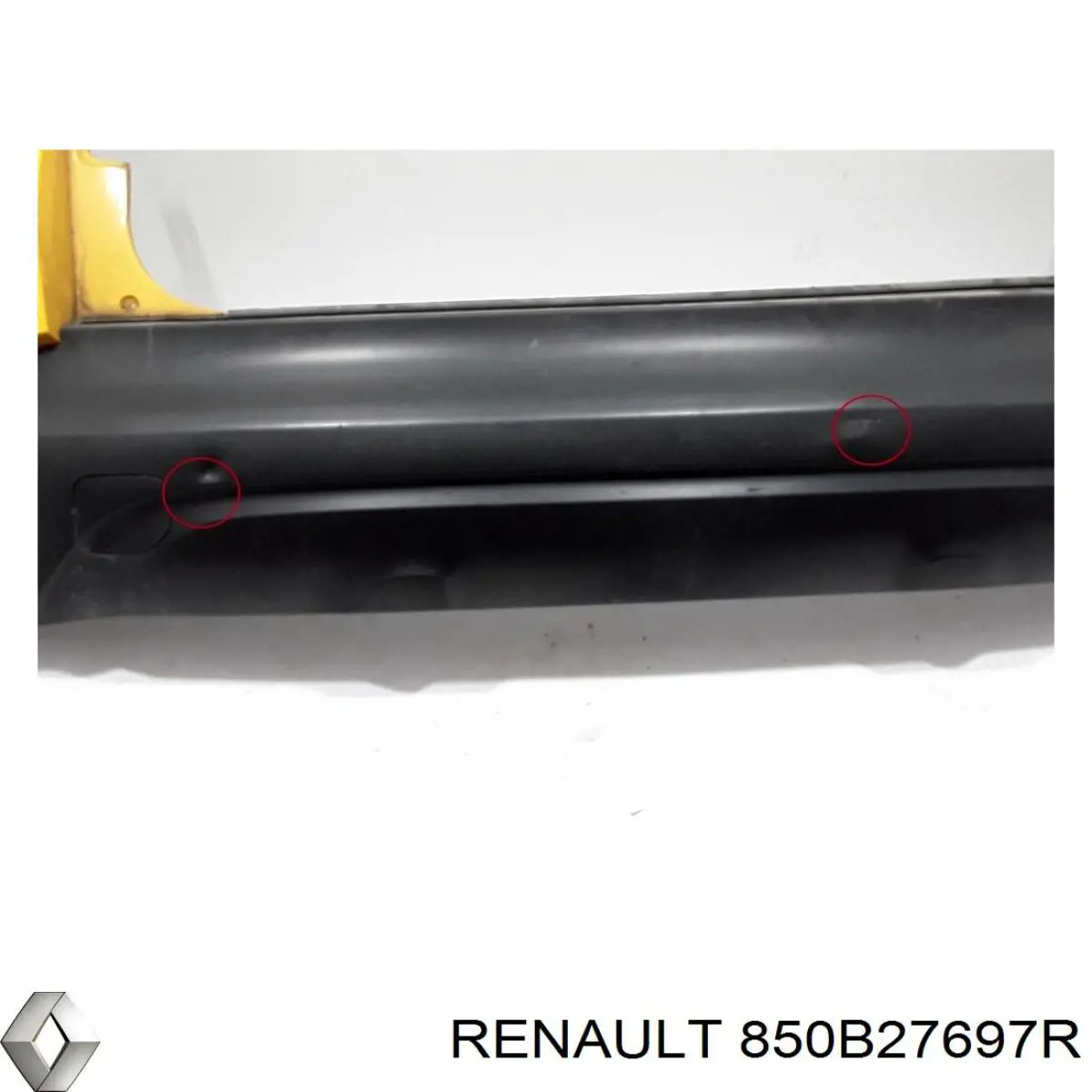 Paragolpes trasero, parte inferior  Renault (RVI) 850B27697R
