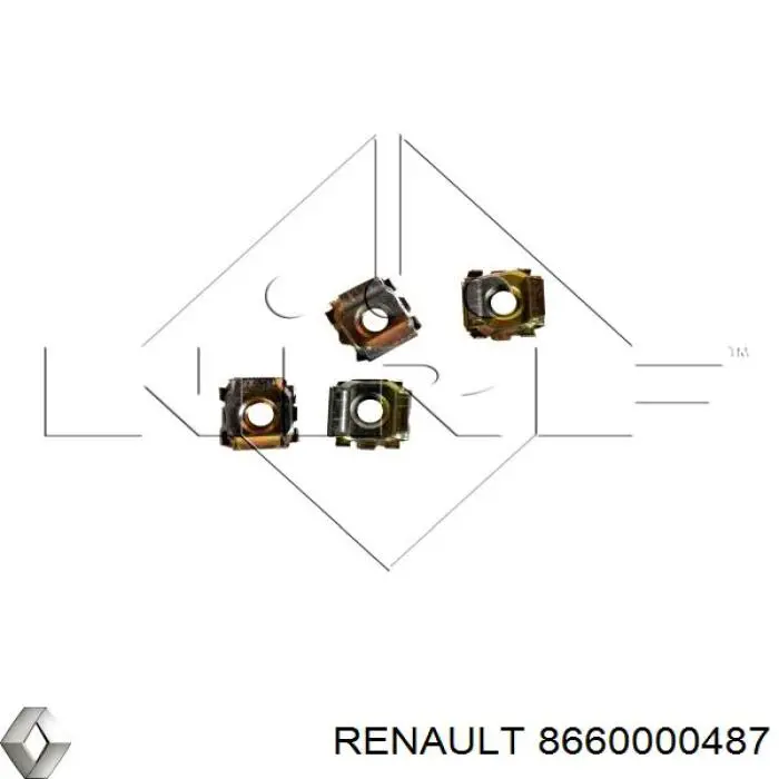 8660000487 Renault (RVI) radiador