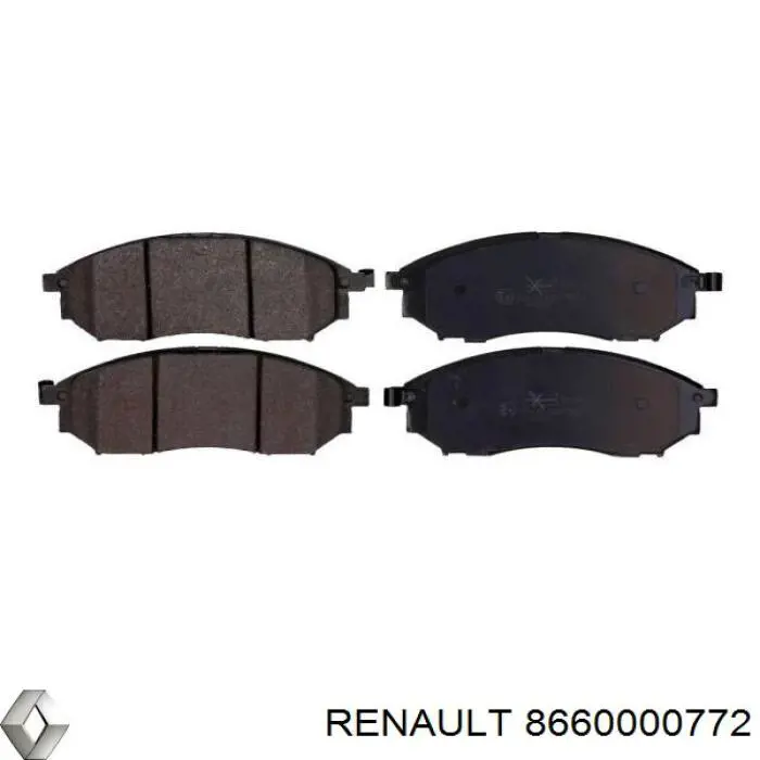 Pastillas de freno delanteras Nissan Navara D40M