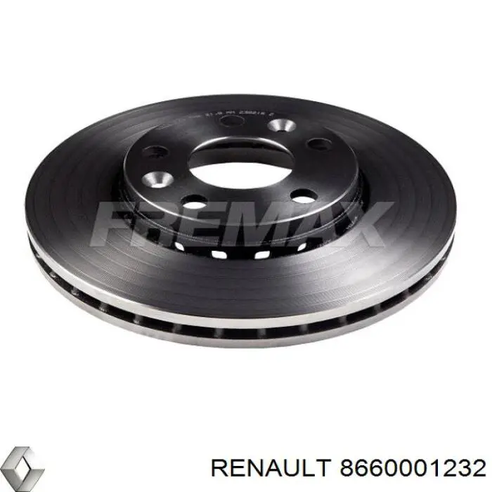 8660001232 Renault (RVI) disco de freno delantero