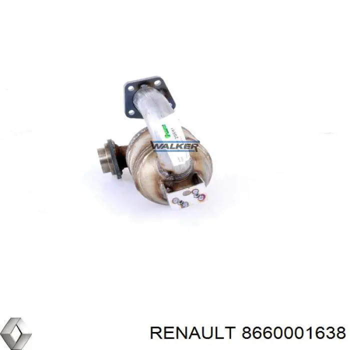 Comprar 8660001638 Renault (RVI) Catalizador