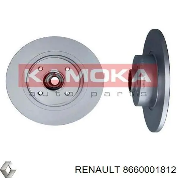 Comprar 8660001812 Renault (RVI) Disco de freno trasero
