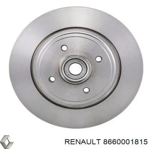 Disco de freno trasero Renault (RVI) 8660001815 precio, desde 49,01 EUR