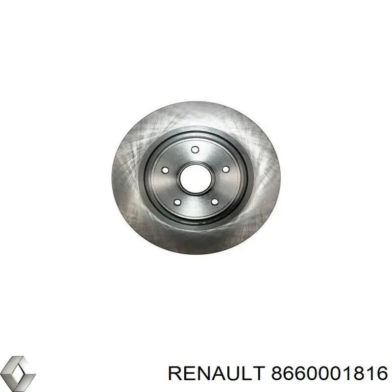 Disco de freno trasero Renault Espace 4 JK0