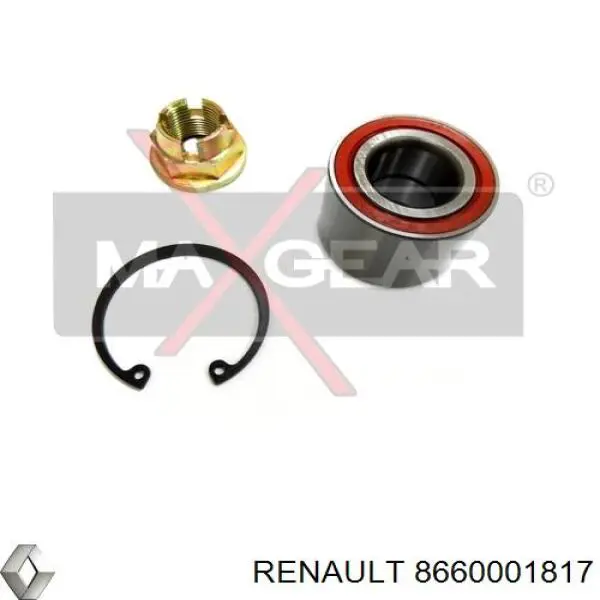 Cojinete de rueda trasero Citroen C3 1 FC