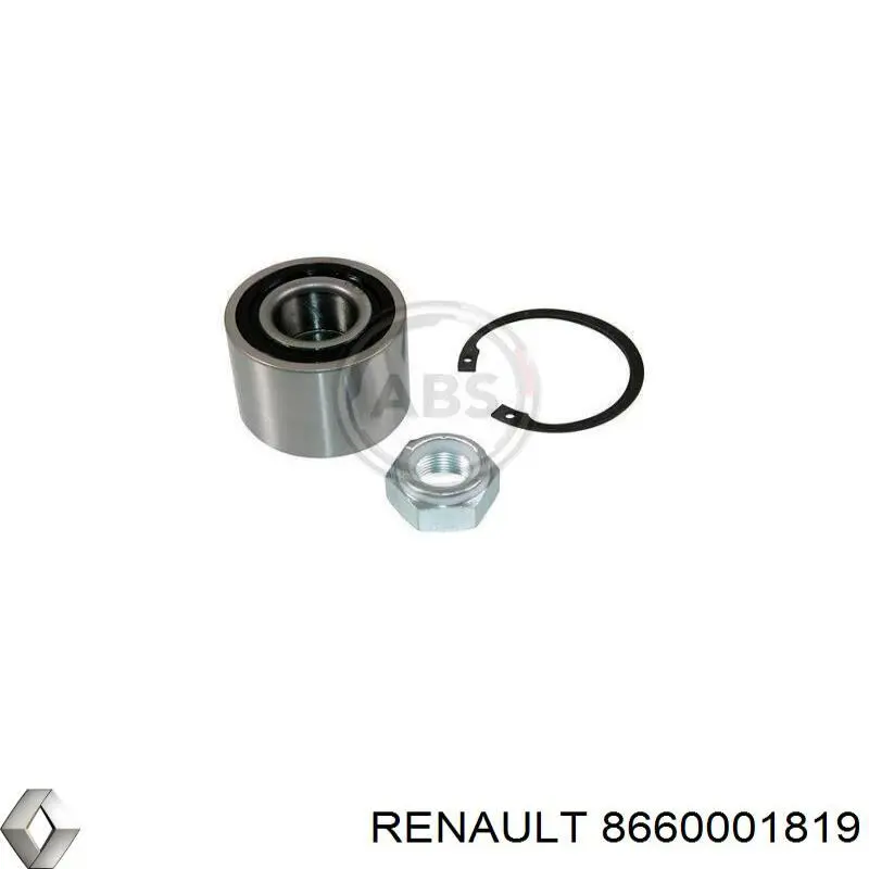 Cojinete de cubo delantero Renault (RVI) 8660001819 precio, desde 17,79 EUR