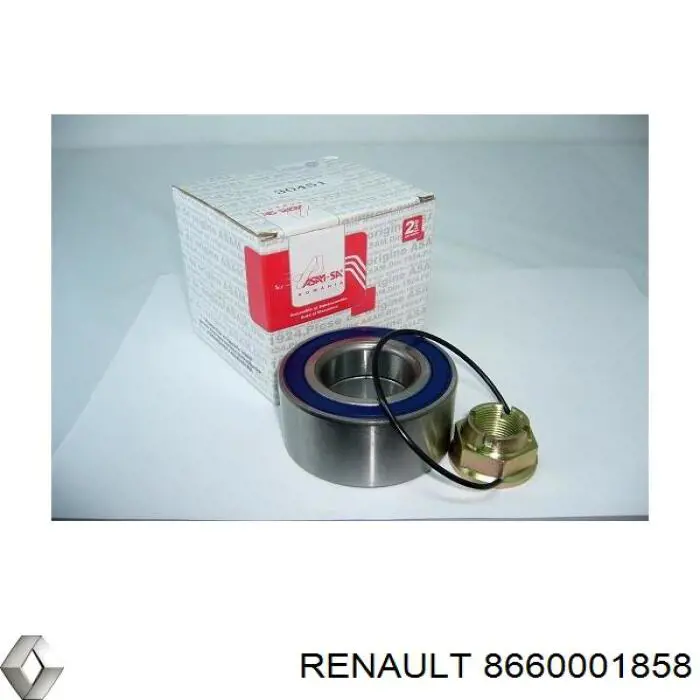 8660001858 Renault (RVI) cojinete de rueda delantero