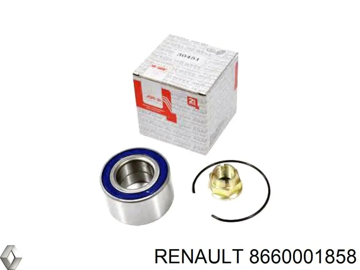 Comprar 8660001858 Renault (RVI) Cojinete de rueda delantero