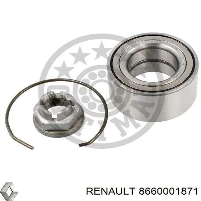 Cojinete de rueda delantero Renault (RVI) 8660001871 precio, desde 23,29 EUR