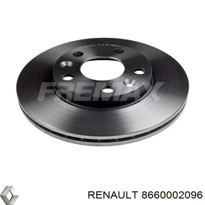 Comprar 8660002096 Renault (RVI) Freno de disco delantero