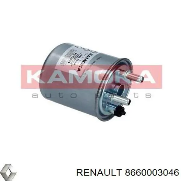 8660003046 Renault (RVI) filtro de combustible