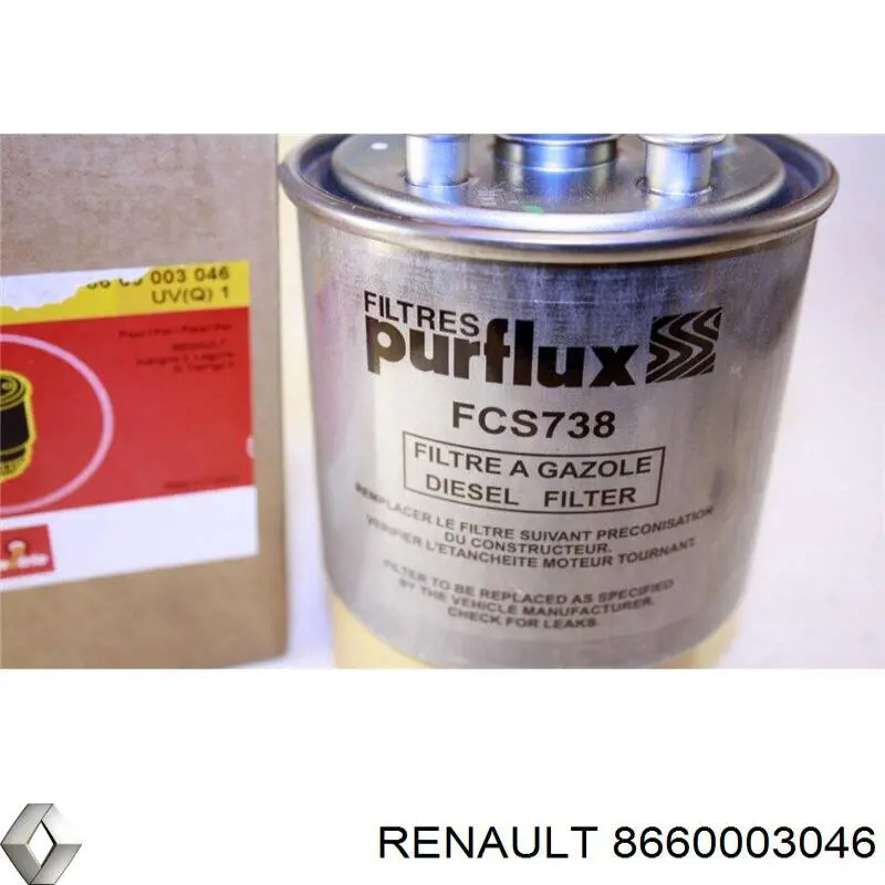 Filtro combustible Renault (RVI) 8660003046 precio, desde 22,91 EUR