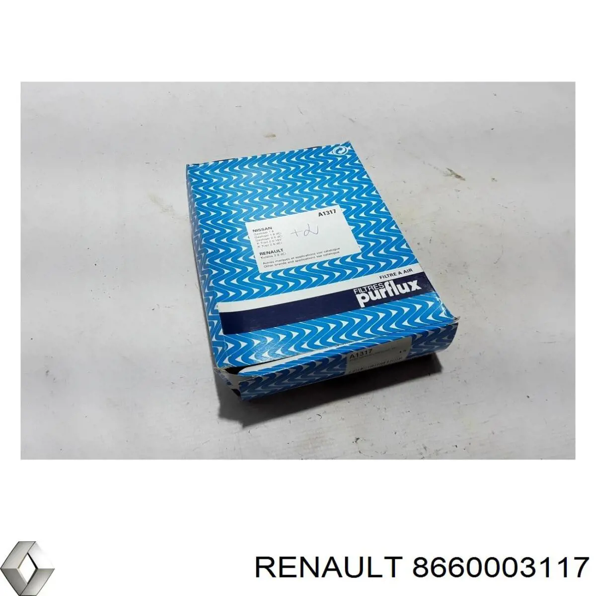 El filtro de aire Renault (RVI) 8660003117 precio, desde 9,29 EUR