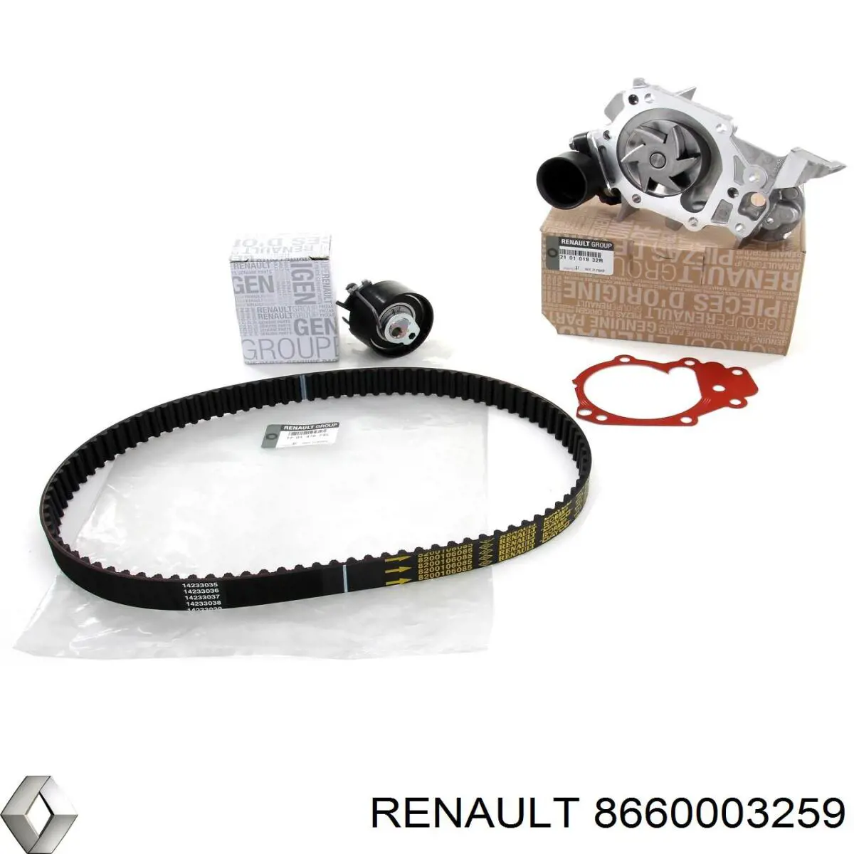 8660003259 Renault (RVI) bomba de agua