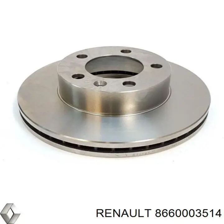 8660003514 Renault (RVI) disco de freno delantero