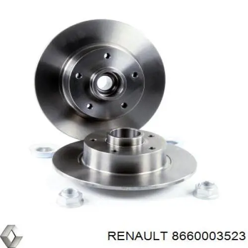 Disco de freno trasero Renault (RVI) 8660003523 precio, desde 85,77 EUR