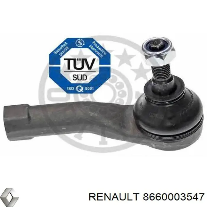 8660003547 Renault (RVI) rótula barra de acoplamiento exterior