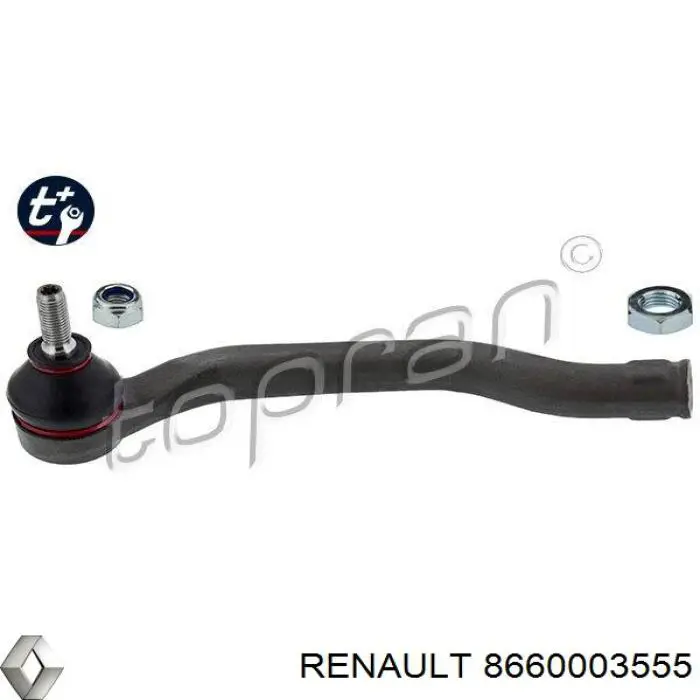 8660003555 Renault (RVI) rótula barra de acoplamiento exterior