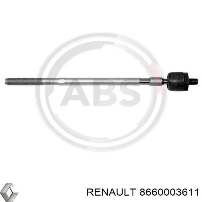 8660003611 Renault (RVI) barra de acoplamiento