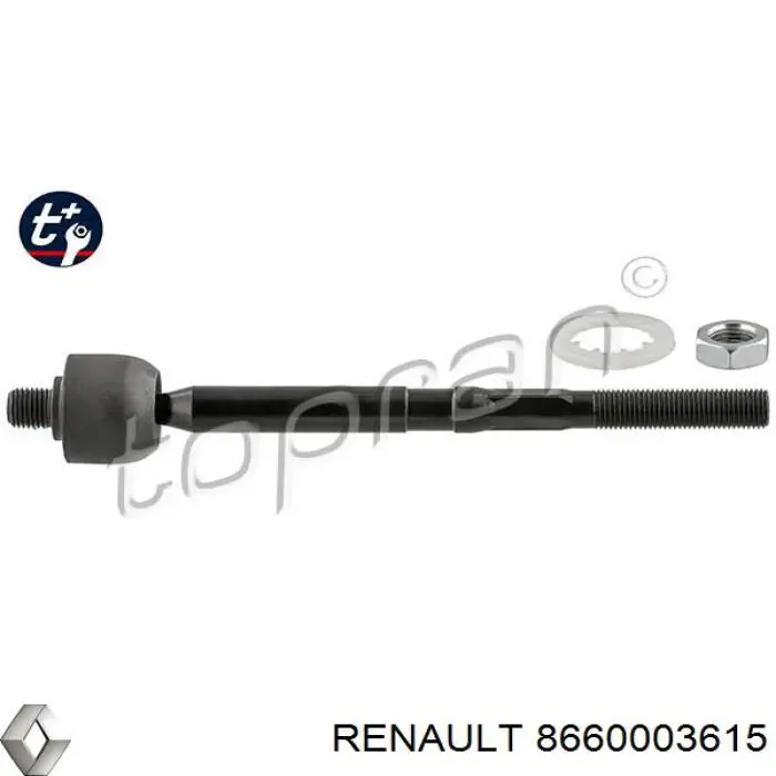 8660003615 Renault (RVI) barra de acoplamiento