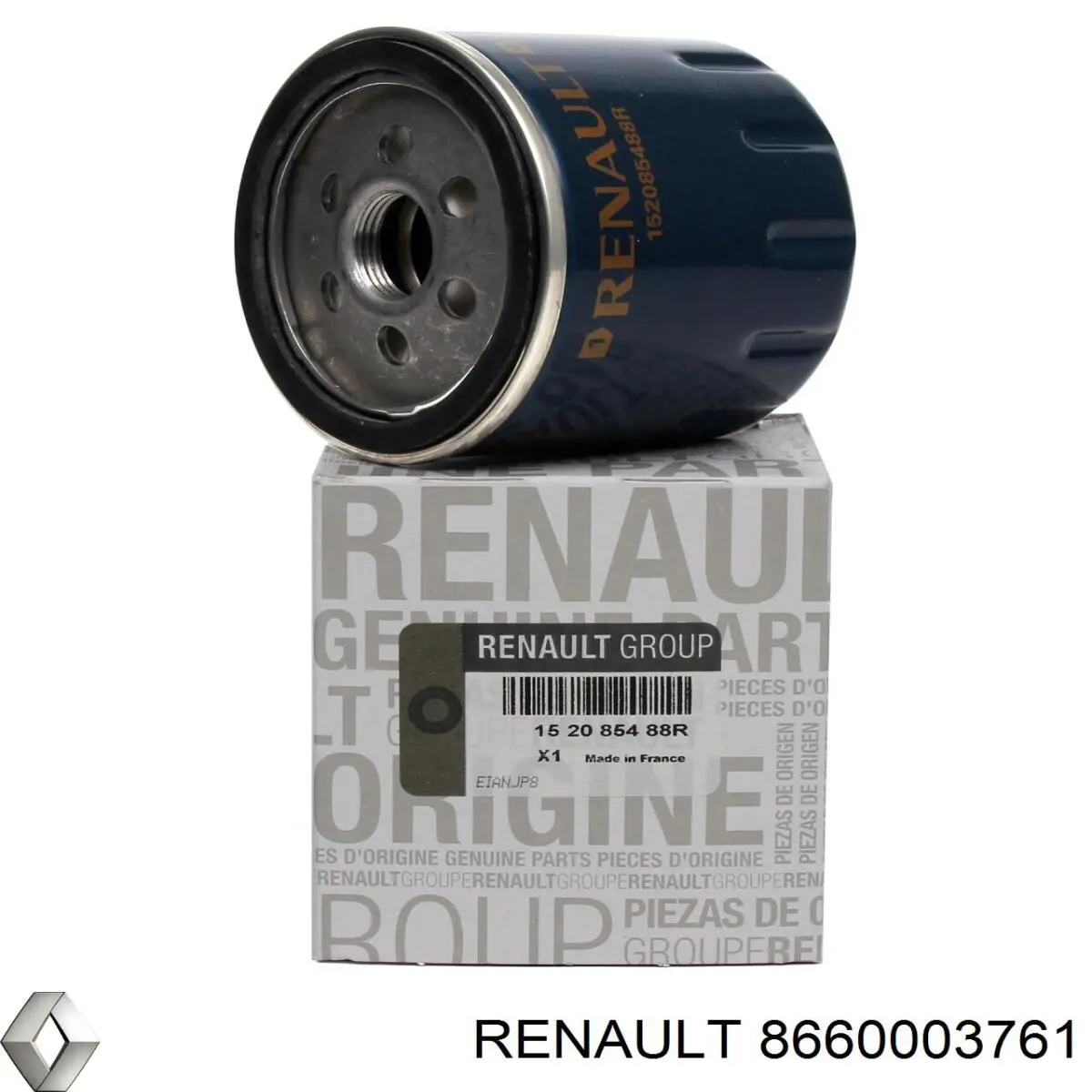 Filtro de aire coche Renault (RVI) 8660003761