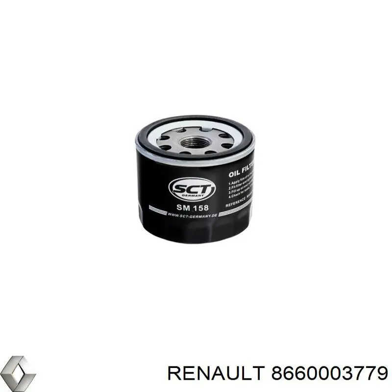Filtro de aceite Renault (RVI) 8660003779 precio, desde 5,58 EUR