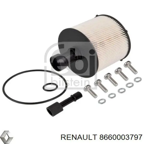 8660003797 Renault (RVI) filtro combustible