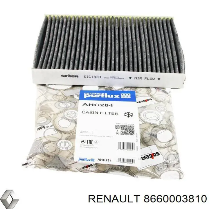 Comprar 8660003810 Renault (RVI) Filtro de aire del habitáculo