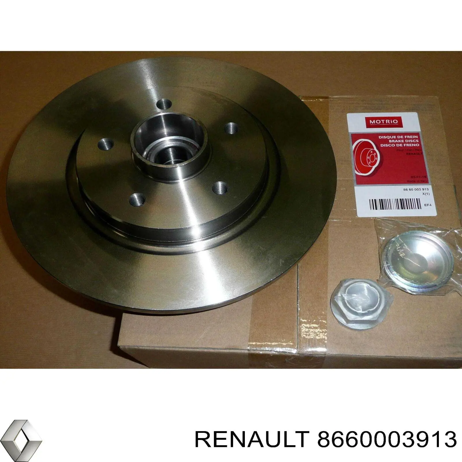 8660003913 Renault (RVI) disco de freno trasero