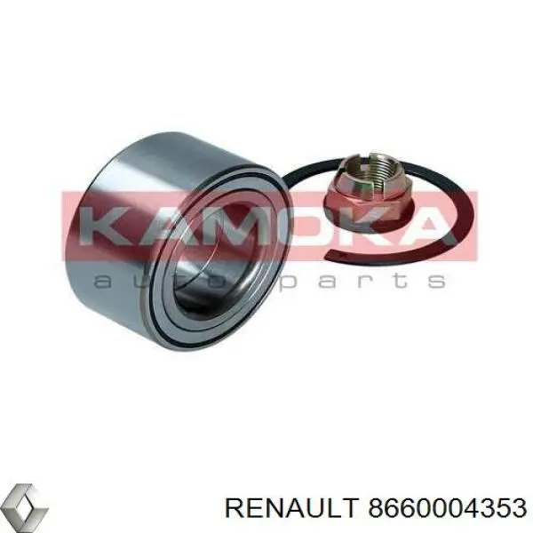 Cojinete de rueda delantero Renault (RVI) 8660004353 precio, desde 37,84 EUR
