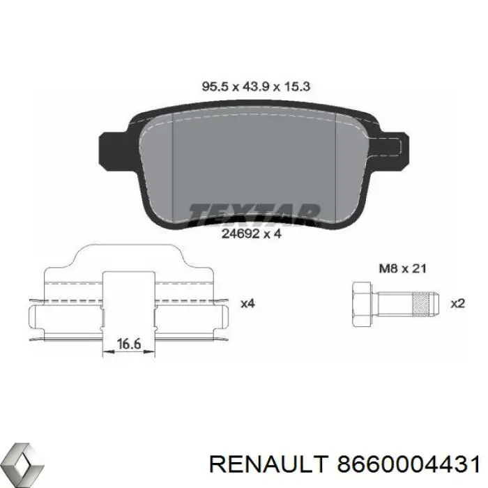 8660004431 Renault (RVI)