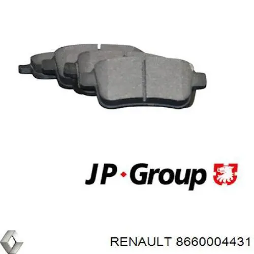 Comprar 8660004431 Renault (RVI) Pastillas de freno traseras