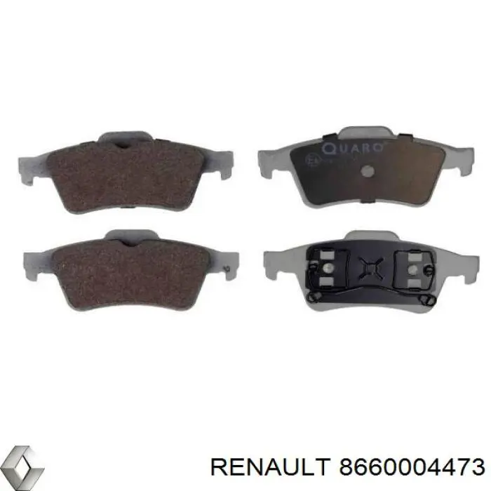 Pastillas de freno traseras Renault Espace 4 JK0
