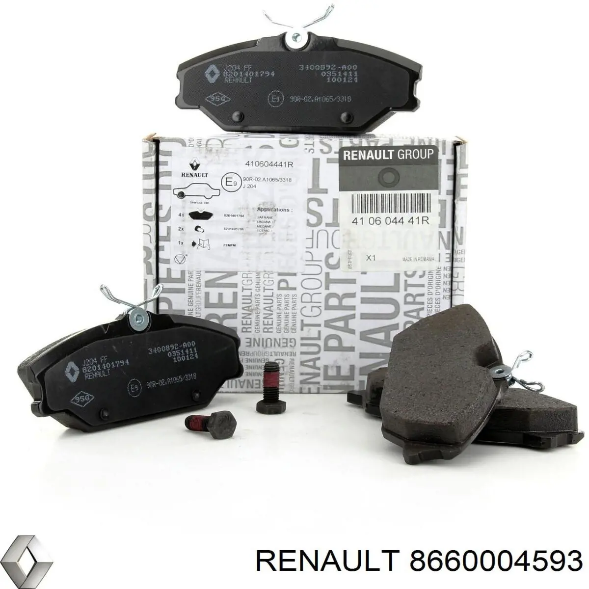 Pastillas de freno delanteras Renault Laguna 1 B56, 556