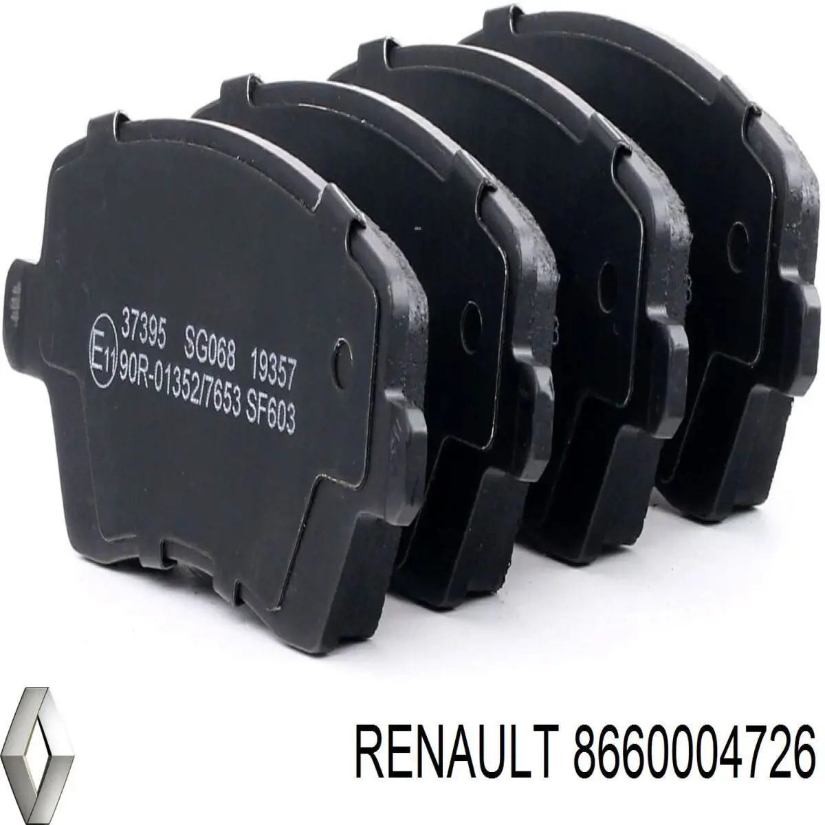 Comprar 8660004726 Renault (RVI) Pastillas delanteras de freno