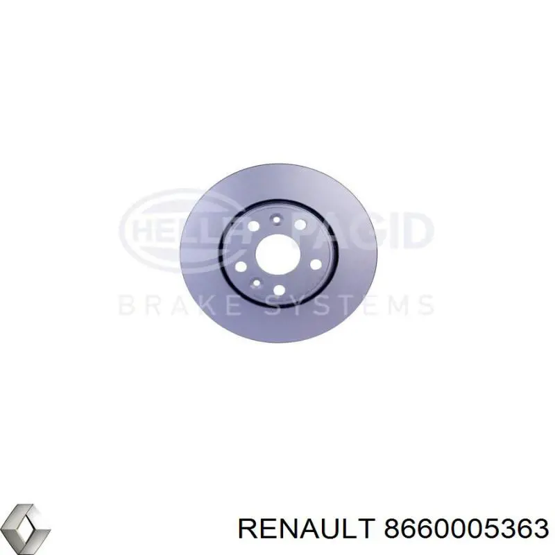 Frenos delanteros Renault (RVI) 8660005363 precio, desde 67,67 EUR