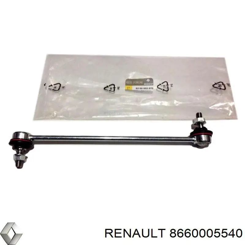 8660005540 Renault (RVI) soporte de barra estabilizadora delantera