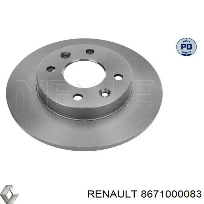 Frenos delanteros Renault (RVI) 8671000083 precio, desde 19,35 EUR