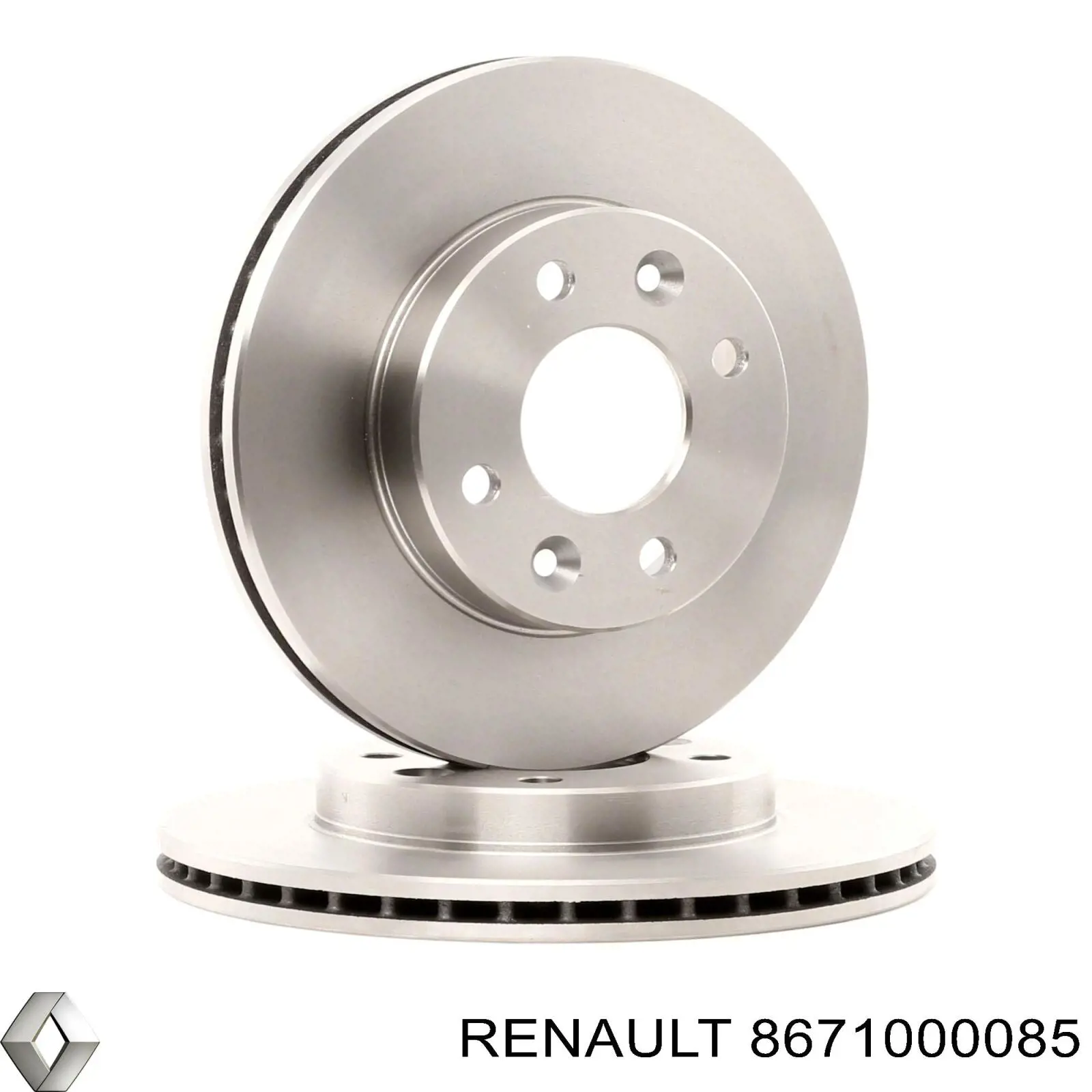 8671000085 Renault (RVI) disco de freno delantero