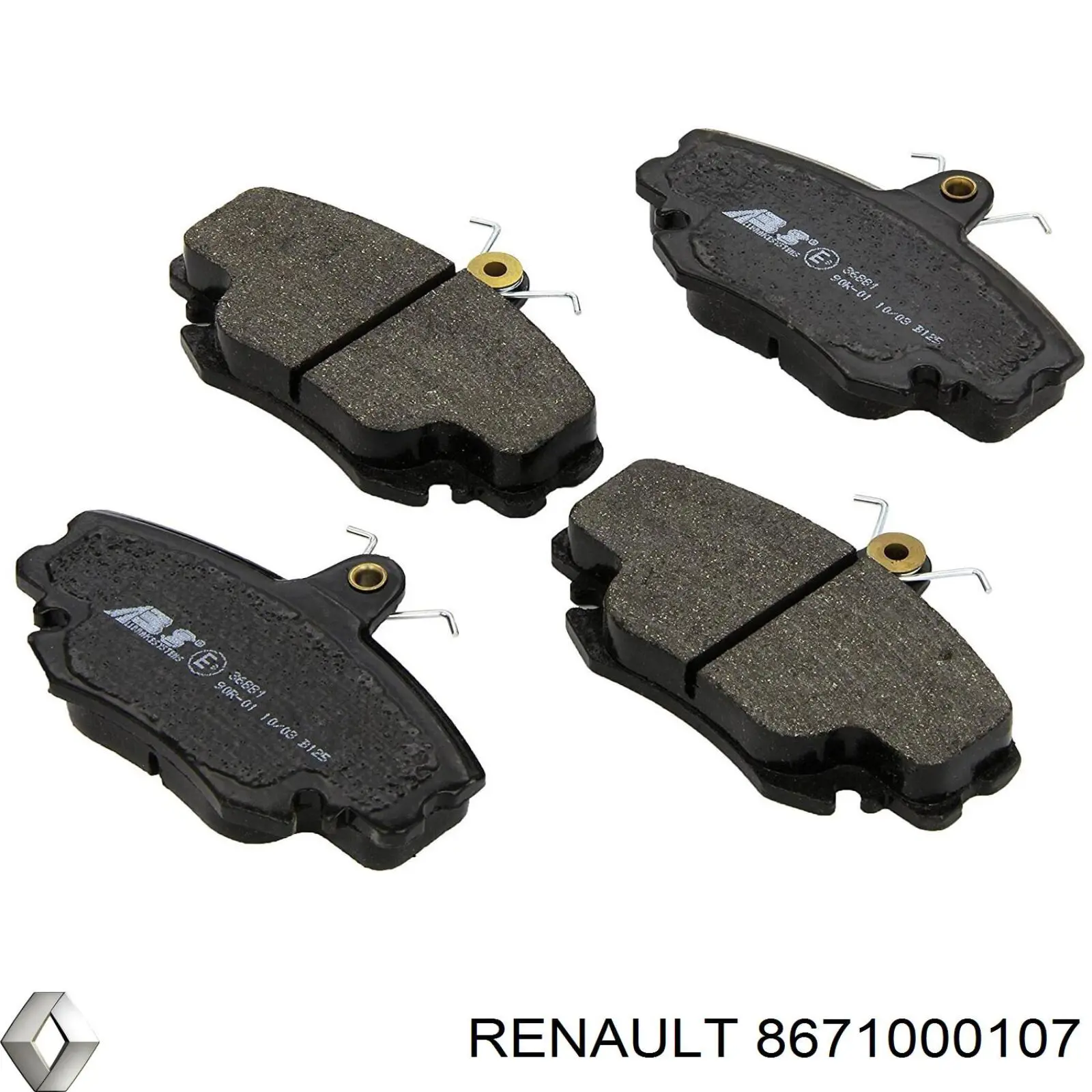 Pastillas de freno delanteras Peugeot 205 2 20A, C