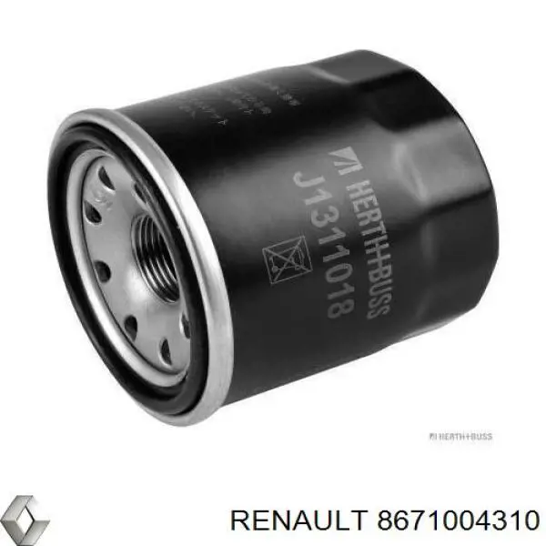 8671004310 Renault (RVI) filtro de aceite
