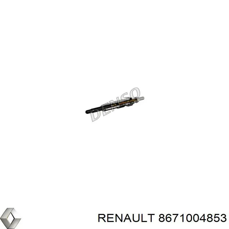 8671004853 Renault (RVI) bujía de precalentamiento