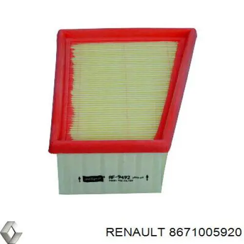 El filtro de aire Renault (RVI) 8671005920 precio, desde 5,50 EUR