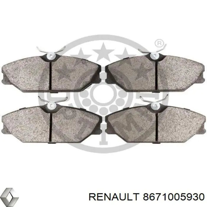 Pastillas de freno delanteras Renault Laguna 1 B56, 556