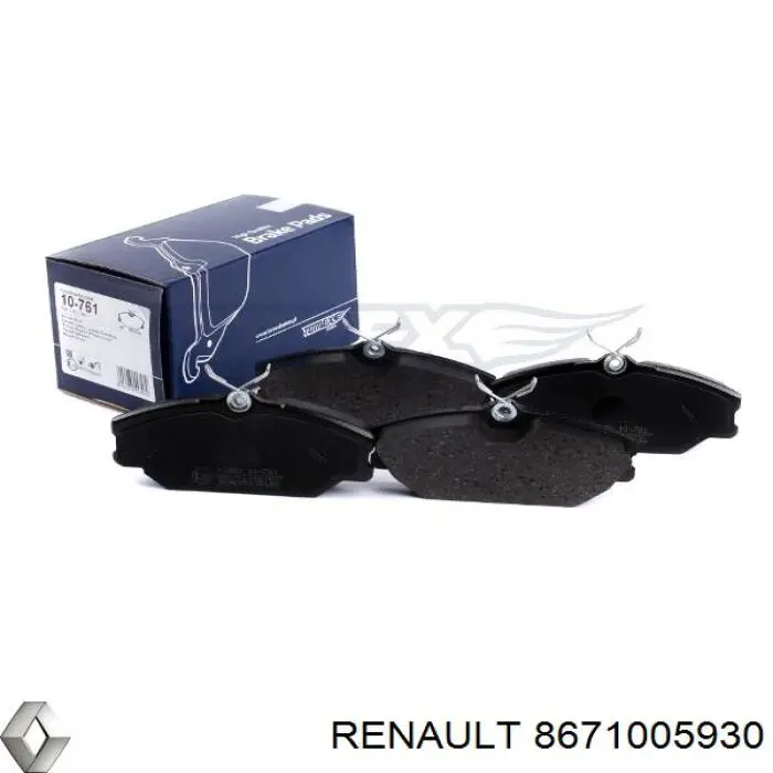 Pastillas de freno delanteras Renault Laguna 1 B56, 556