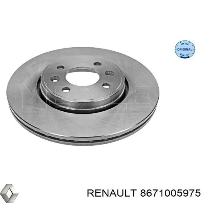 8671005975 Renault (RVI) disco de freno delantero