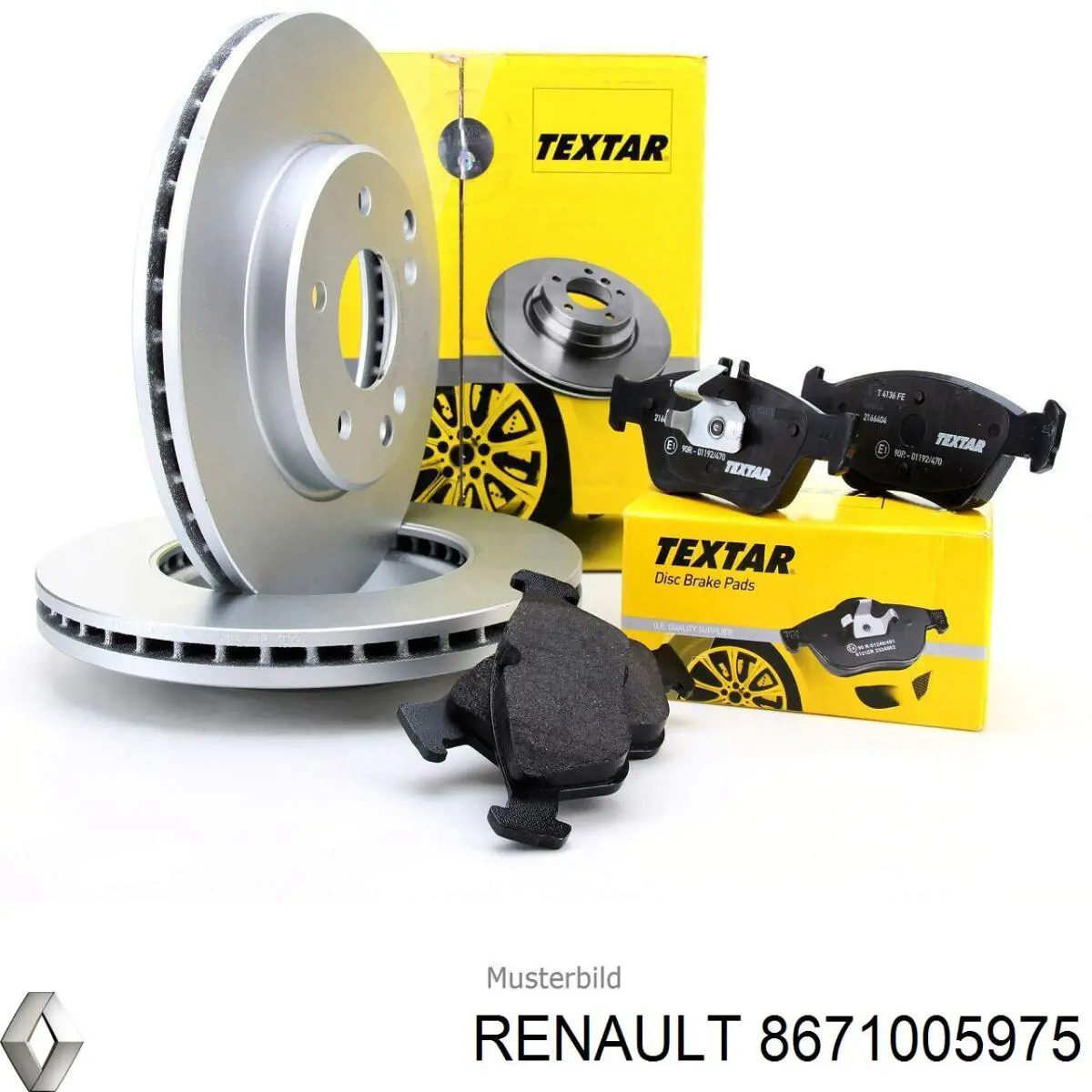 Frenos delanteros Renault (RVI) 8671005975 precio, desde 36,11 EUR
