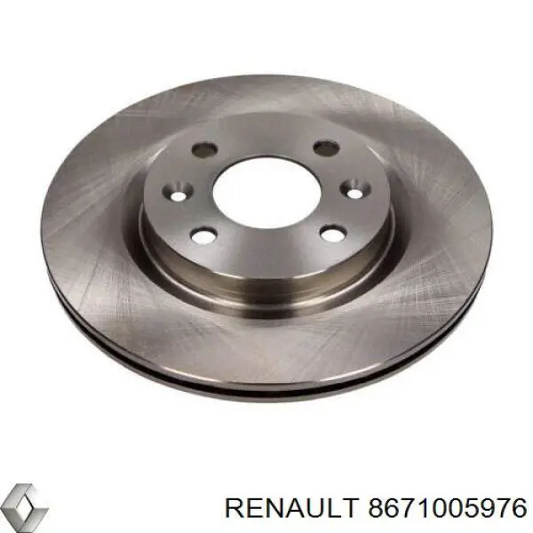 Disco de freno 8671005976 Renault (RVI)