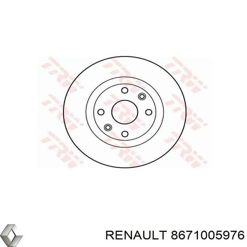 Comprar 8671005976 Renault (RVI) Freno de disco delantero